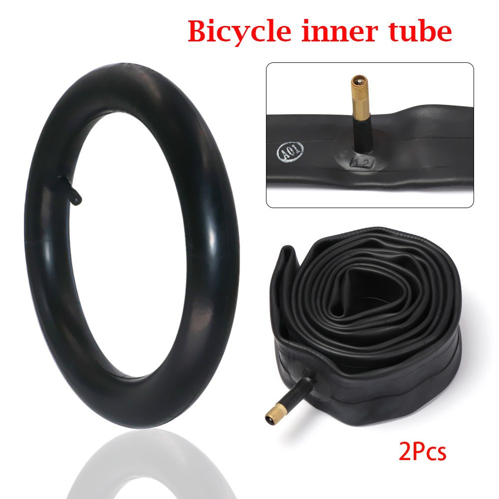 Mountain Biking Tube - スポーツ用ゴム製自転車用チューブ 12～20インチ対応、耐久性に優れたロードバイク用タイヤバルブ、実用的なゴム製チューブ、マウンテンバイク用。
