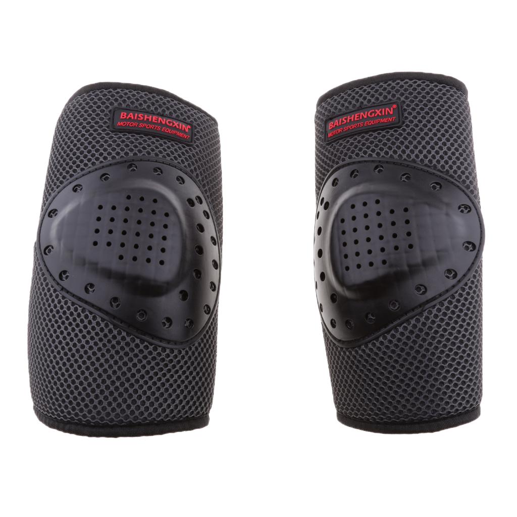 Mountain Biking Elbow Pads - ユニセックスオートバイ膝肘パッドセット耐衝撃保護具BMXマウンテンバイクスケートボード用