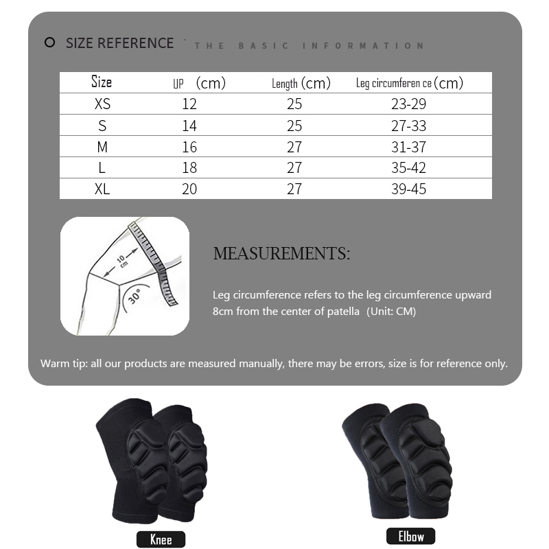 通気性のあるMTB膝プロテクター1組、滑り止めバスケットボー - Mountain Biking Elbow Pads のレビューと価格