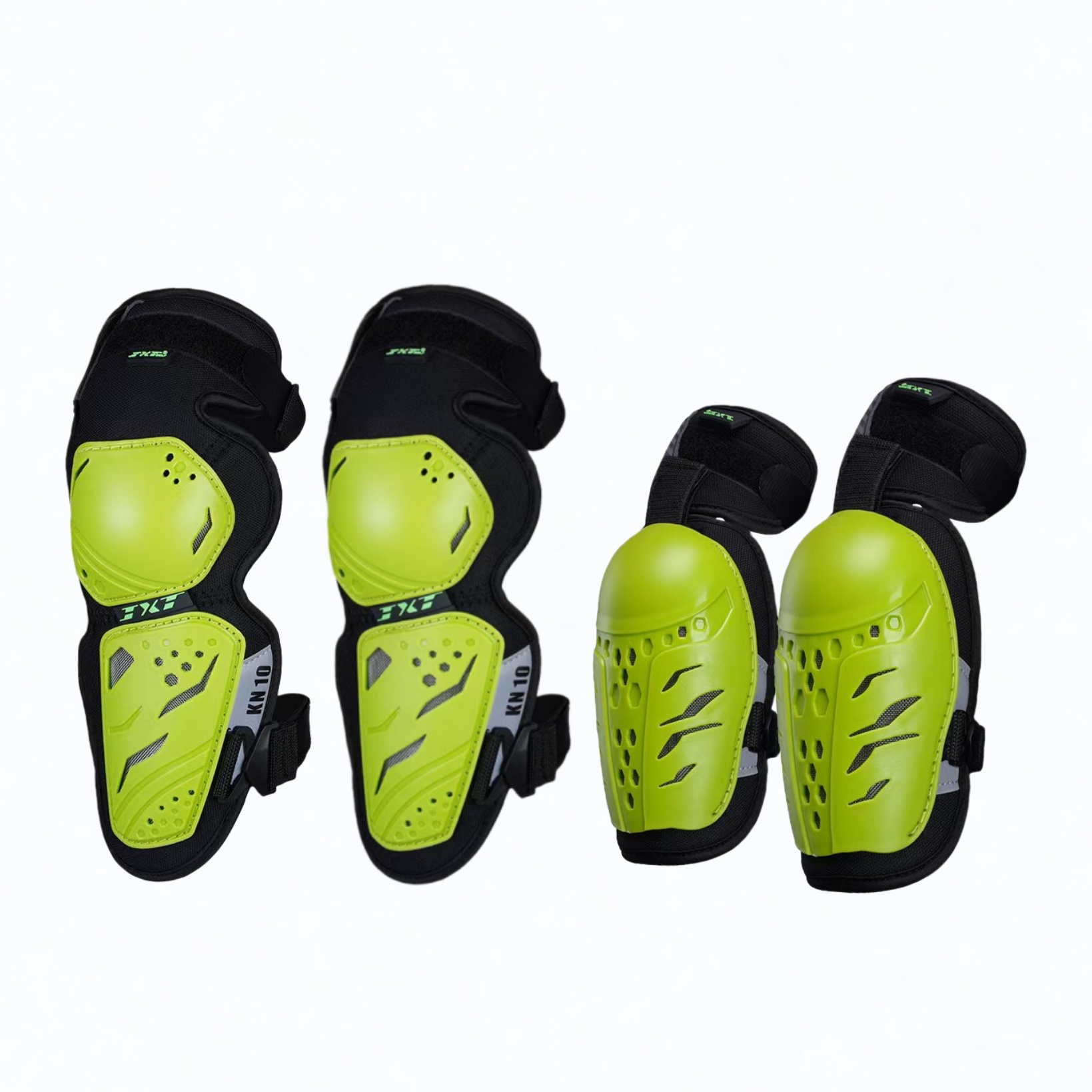 子供用・若者用 膝・肘用プロテクター、衝撃吸収機能付き、マウ - Mountain Biking Elbow Pads のレビューと価格